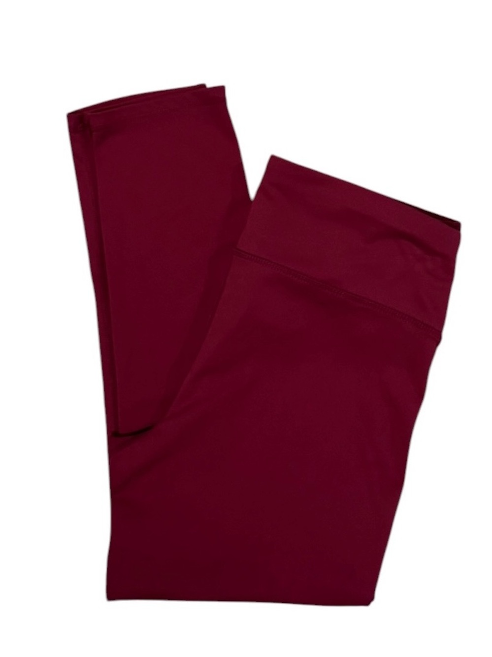 Colorfulkoala High-Waist Burgundy‎ Leggings